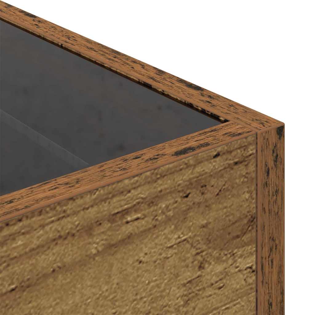 Coffee Table Old wood 50 x 50 x 30 cm Engineered wood