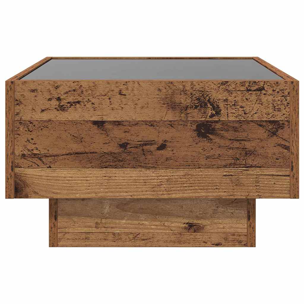 Coffee Table Old wood 50 x 50 x 30 cm Engineered wood