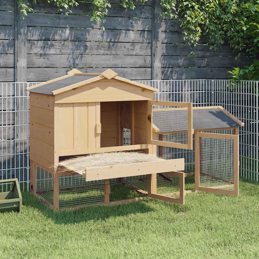Chicken Coop Brown 150 x 60 x 89 cm