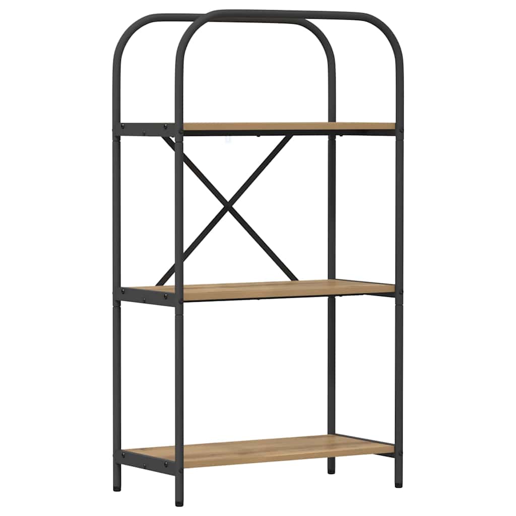 Bookshelf Artisan oak 60 x 30 x 109 cm Engineered wood