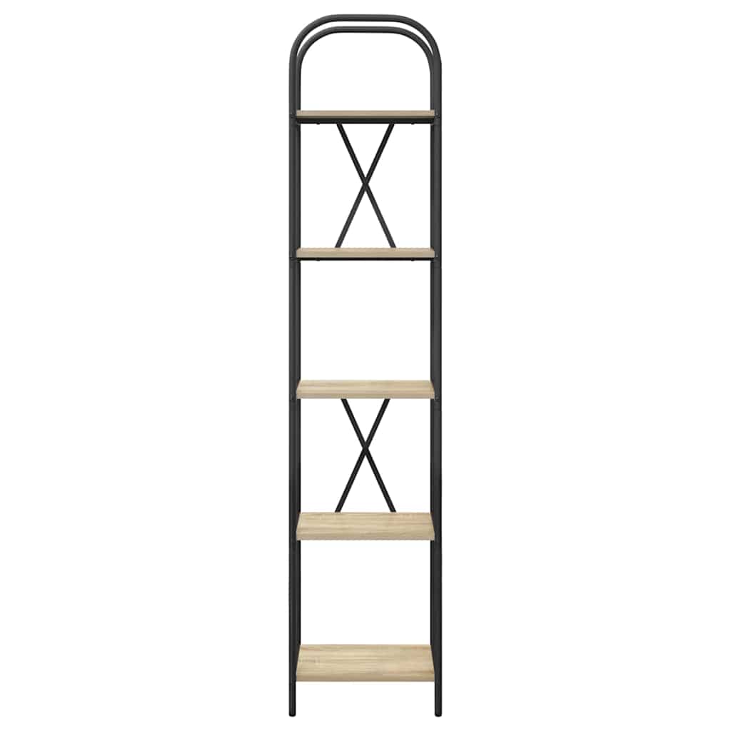 Bookshelf Sonoma oak 40 x 30 x 183 cm Engineered wood