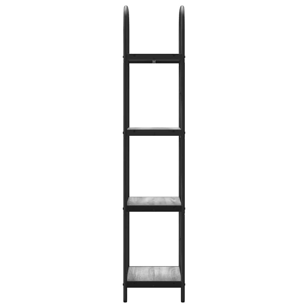 Bookshelf Grey sonoma 40 x 30 x 146 cm Engineered wood