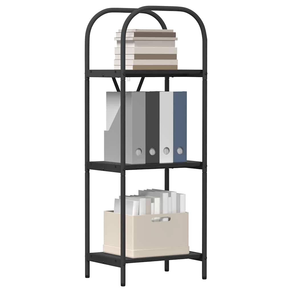 Bookshelf Black oak 40 x 30 x 109 cm Engineered wood