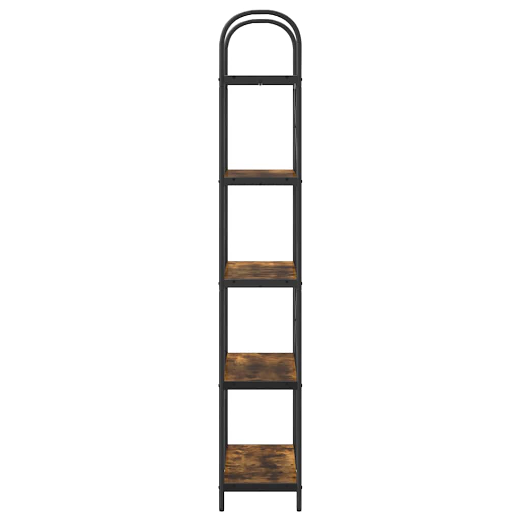 Bookshelf Smoked oak 80 x 30 x 183 cm Engineered wood