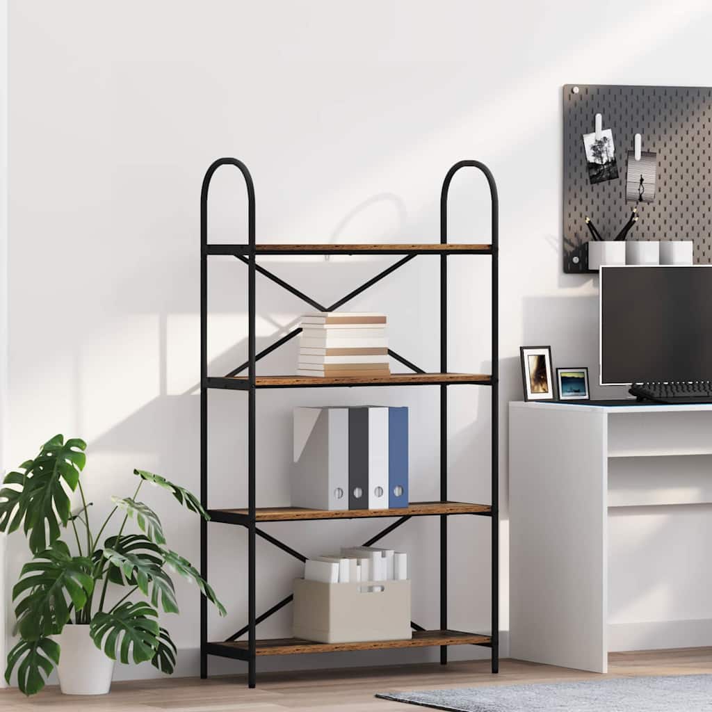 Bookshelf Old wood 80 x 30 x 146 cm Engineered wood
