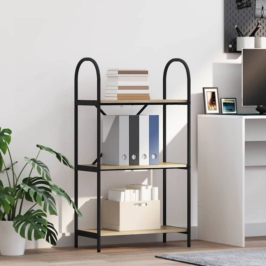 Bookshelf Sonoma oak 60 x 30 x 109 cm Engineered wood