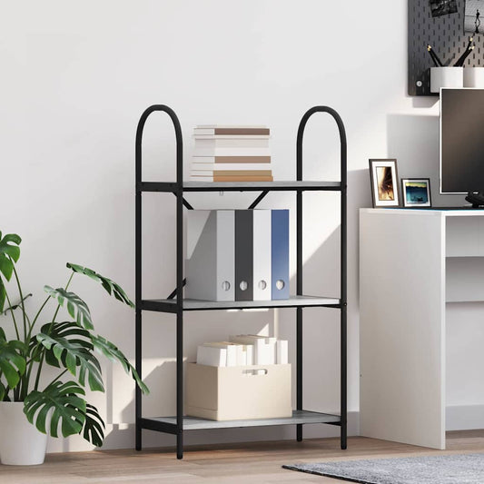 Bookshelf Grey sonoma 60 x 30 x 109 cm Engineered wood