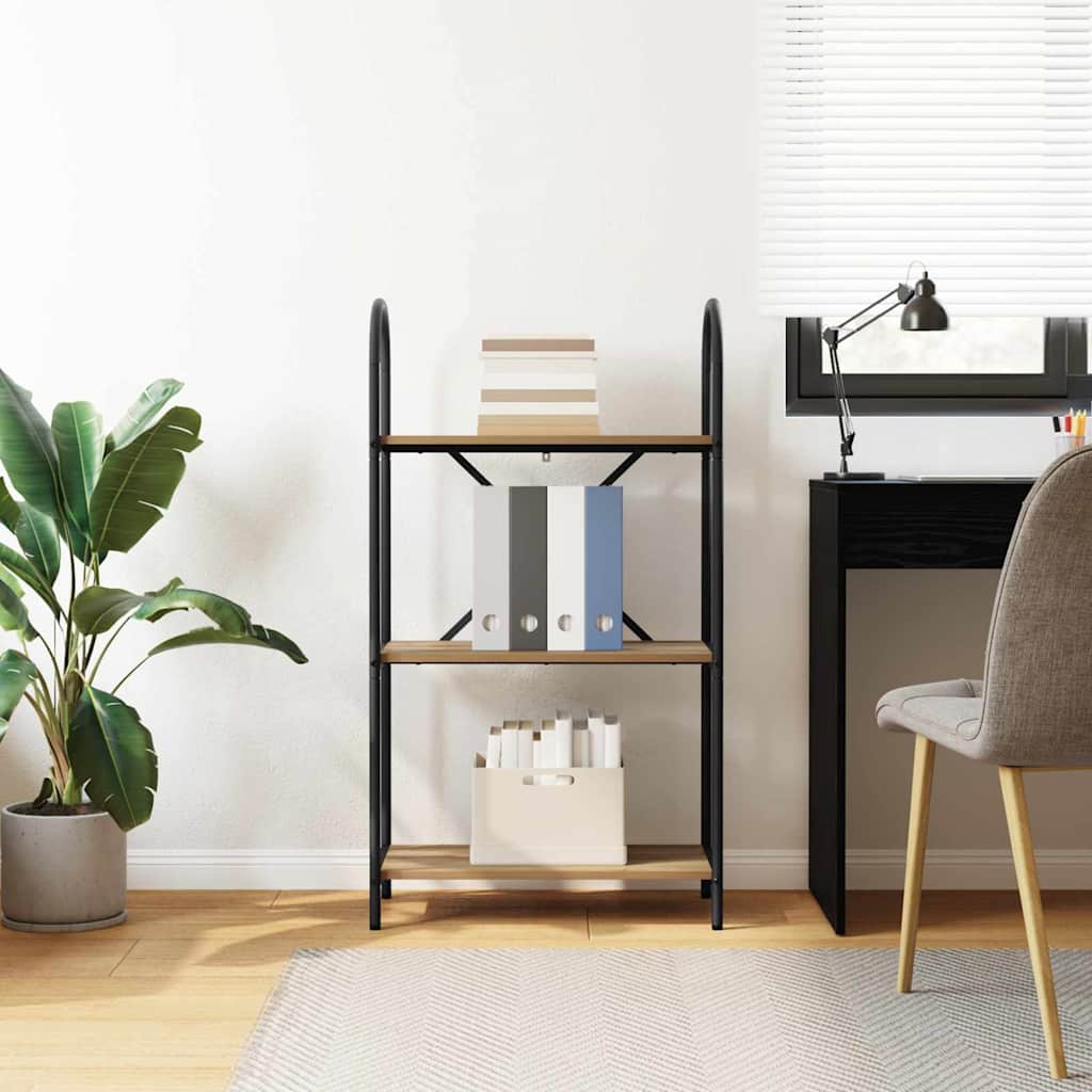 Bookshelf Artisan oak 60 x 30 x 109 cm Engineered wood