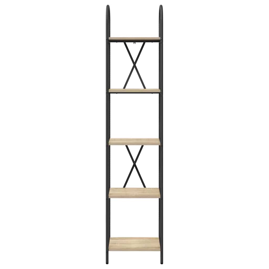 Bookshelf Sonoma oak 40 x 30 x 183 cm Engineered wood
