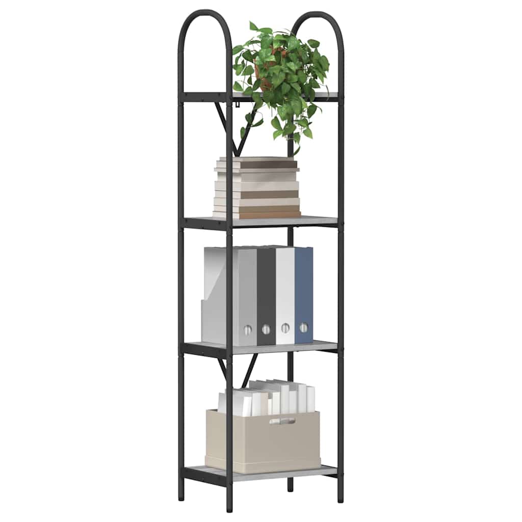 Bookshelf Grey sonoma 40 x 30 x 146 cm Engineered wood