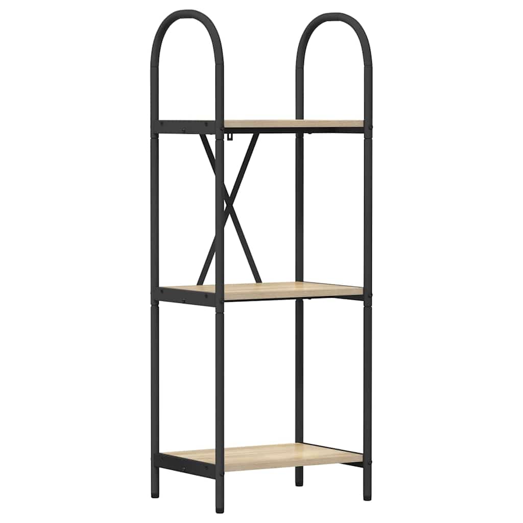 Bookshelf Sonoma oak 40 x 30 x 109 cm Engineered wood