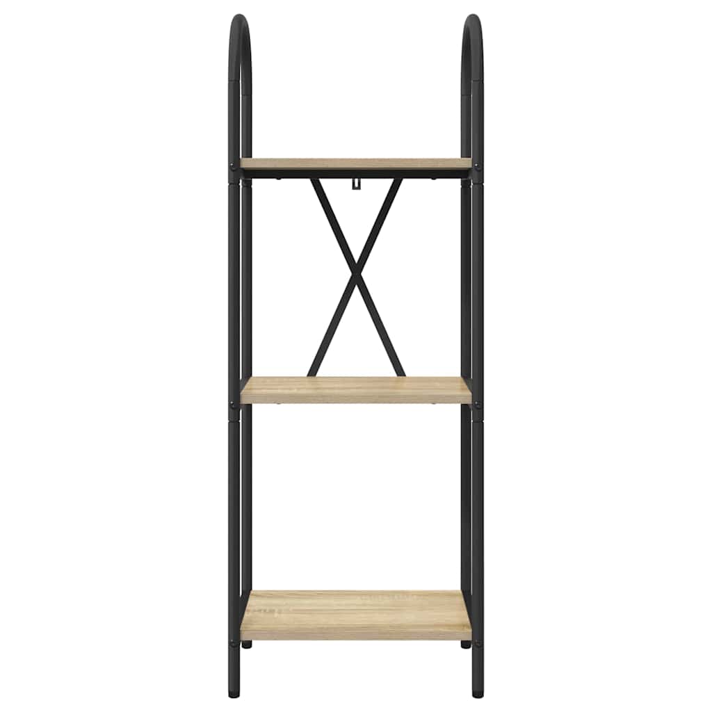 Bookshelf Sonoma oak 40 x 30 x 109 cm Engineered wood