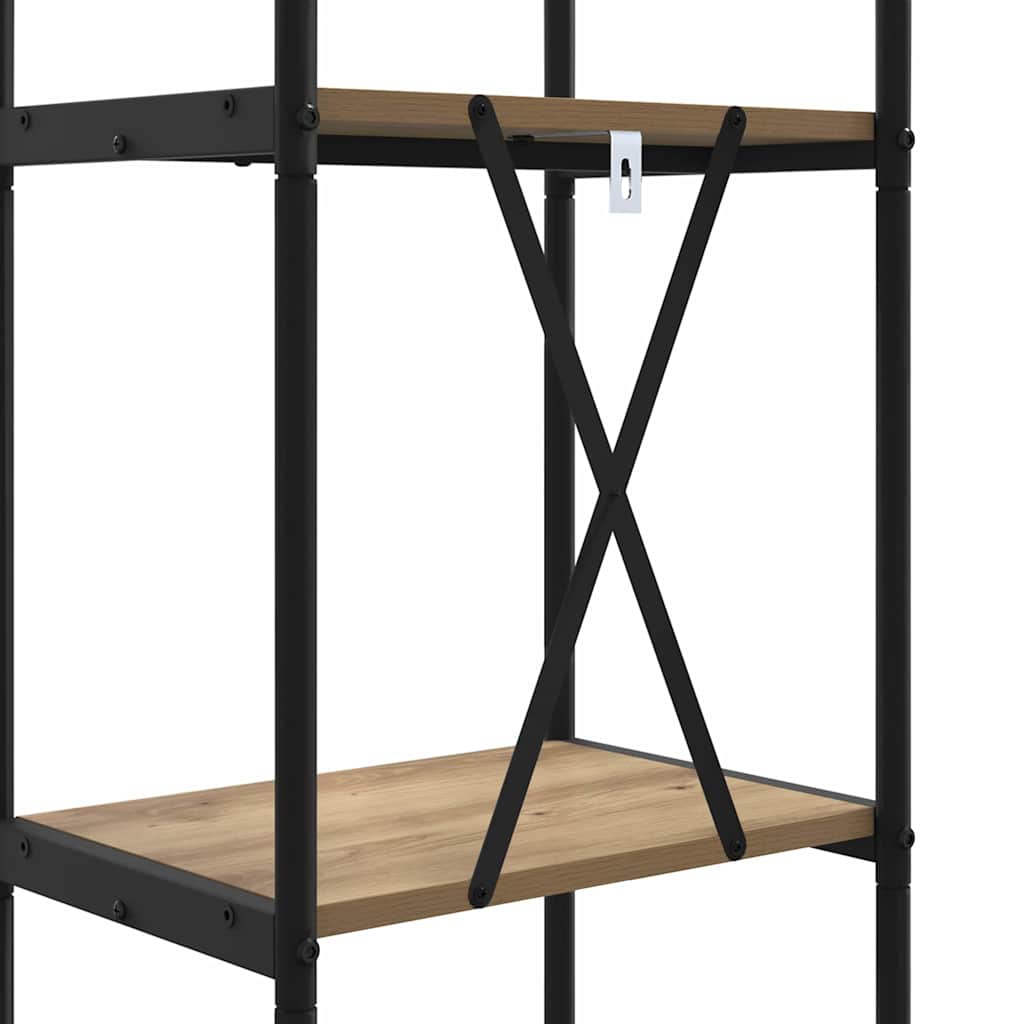 Bookshelf Artisan oak 40 x 30 x 109 cm Engineered wood