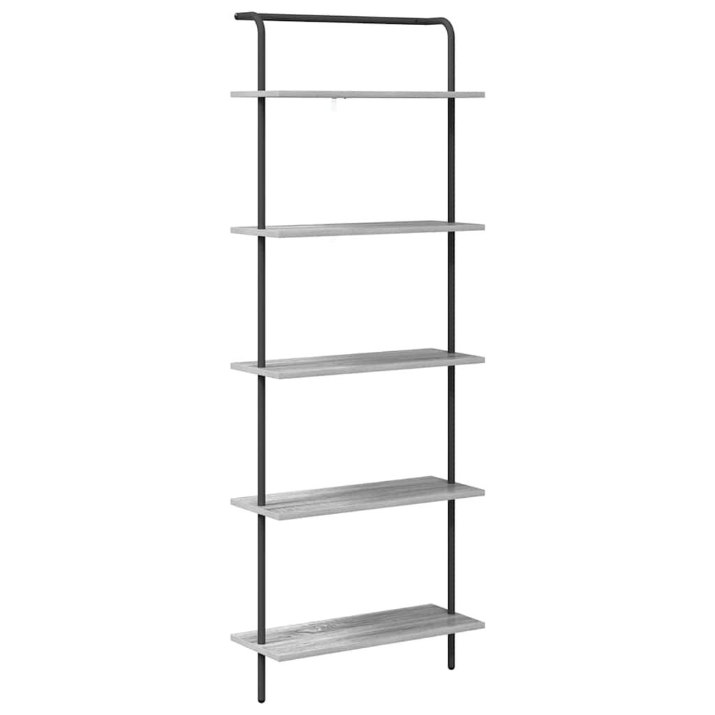 Bookshelf Grey sonoma 60 x 24 x 168 cm Engineered wood
