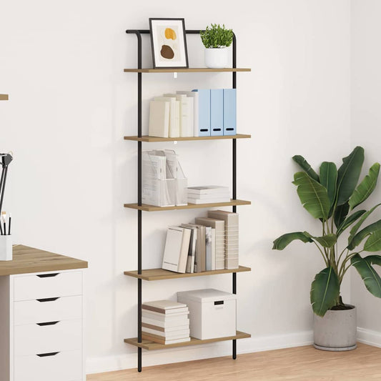 Bookshelf Artisan oak 60 x 24 x 168 cm Engineered wood