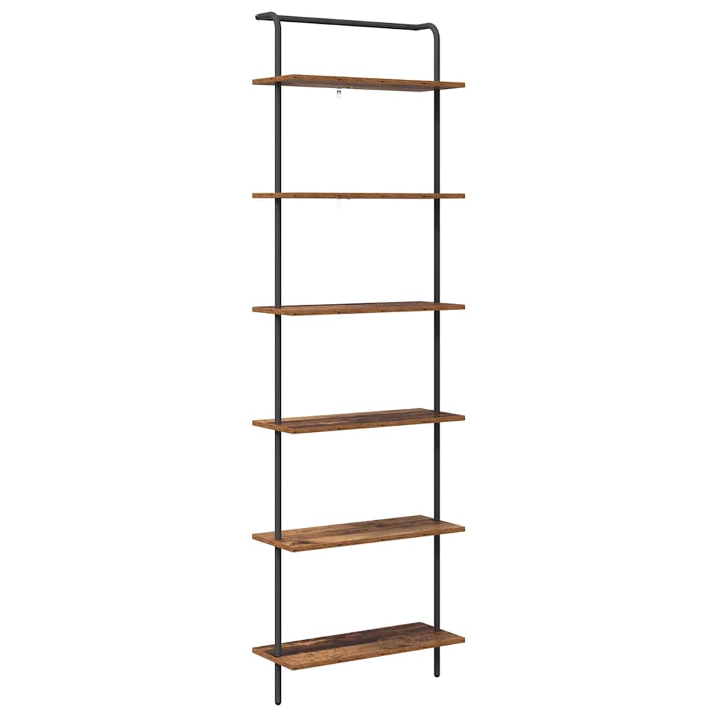 Bookshelf Old wood 60 x 24 x 203 cm Engineered wood