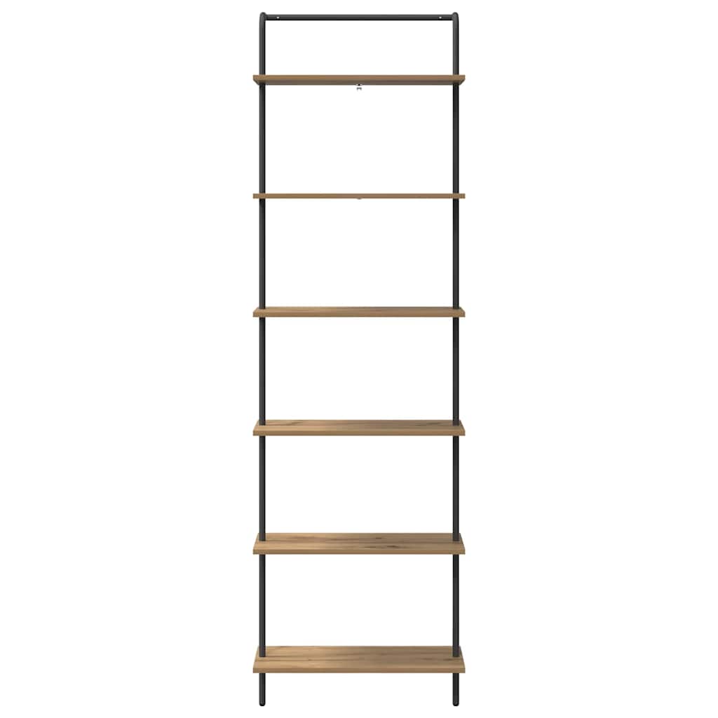 Bookshelf Artisan oak 60 x 24 x 203 cm Engineered wood
