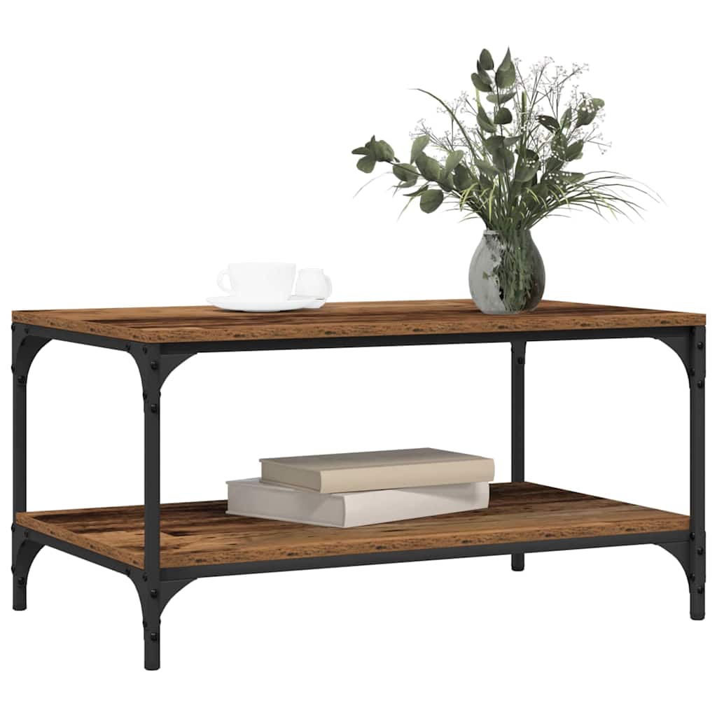 Coffee Table Old wood 80 x 50 x 40 cm Engineered wood