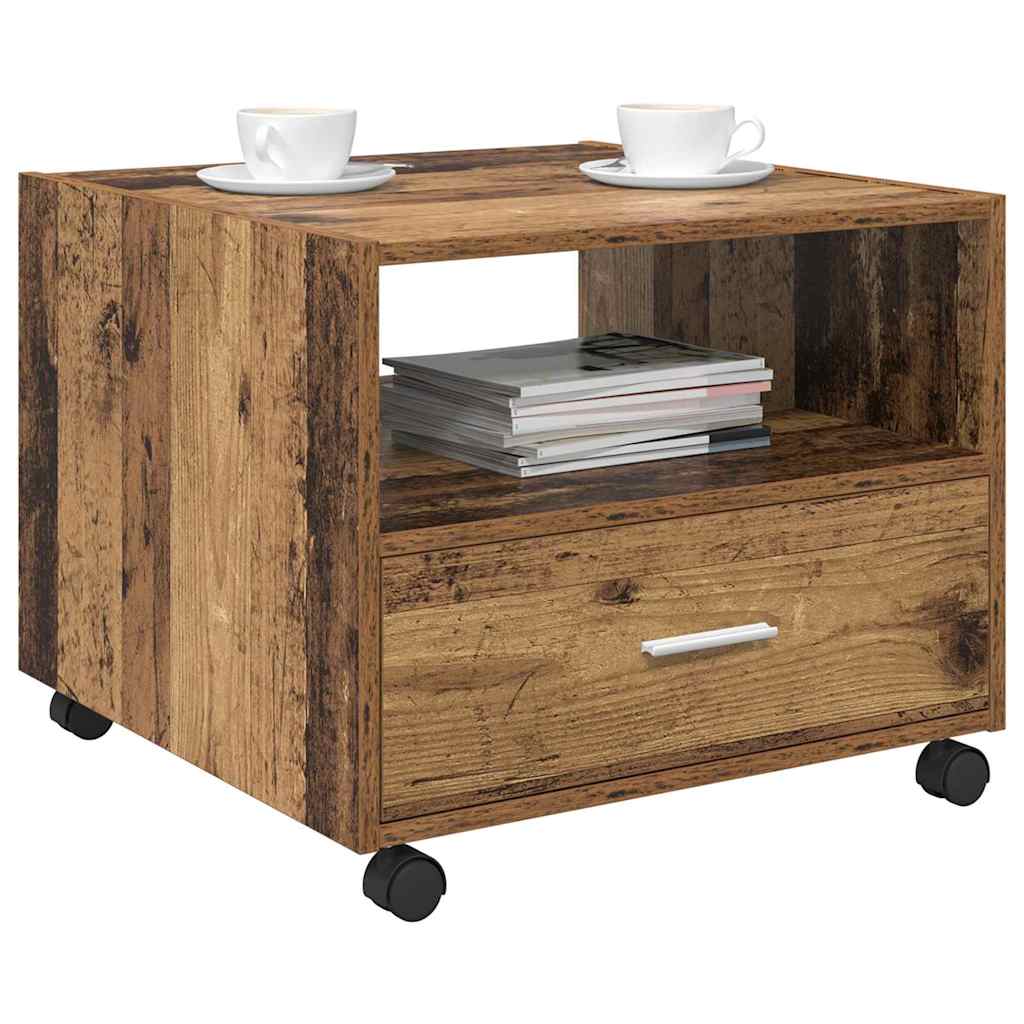 Coffee Table Old wood 55 x 55 x 45 cm Engineered wood