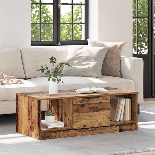 Coffee Table Old wood 100 x 50 x 36 cm Engineered wood