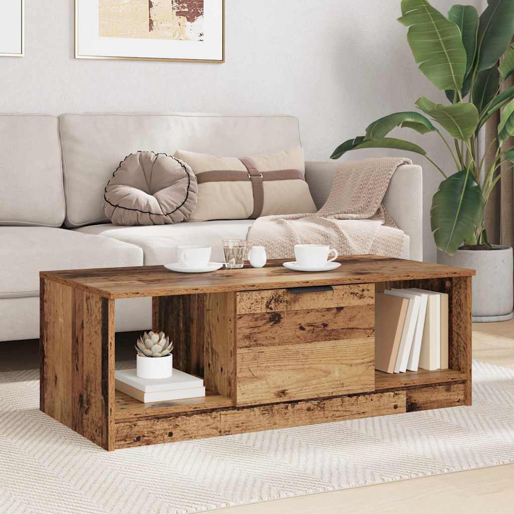 Coffee Table Old wood 100 x 50 x 36 cm Engineered wood