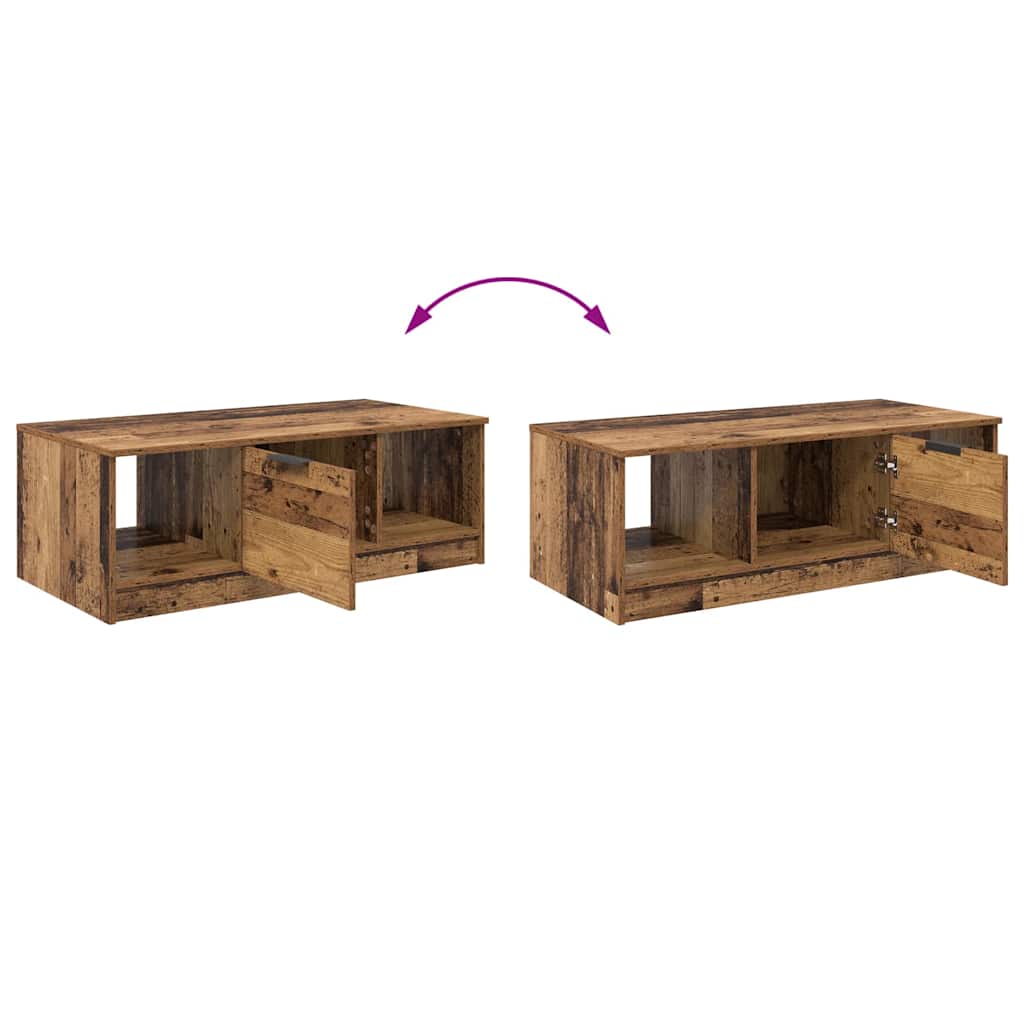 Coffee Table Old wood 100 x 50 x 36 cm Engineered wood