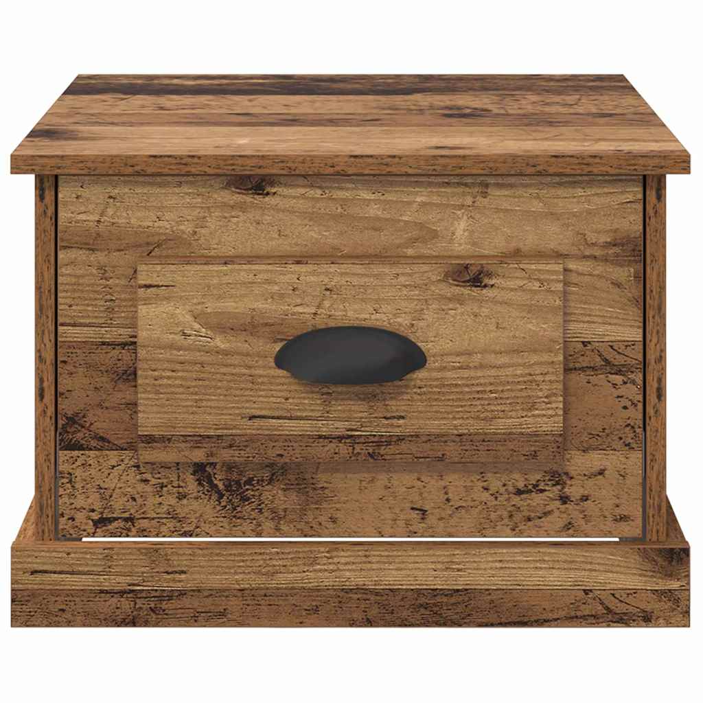 Coffee Table Old wood 50 x 50 x 35 cm Engineered wood