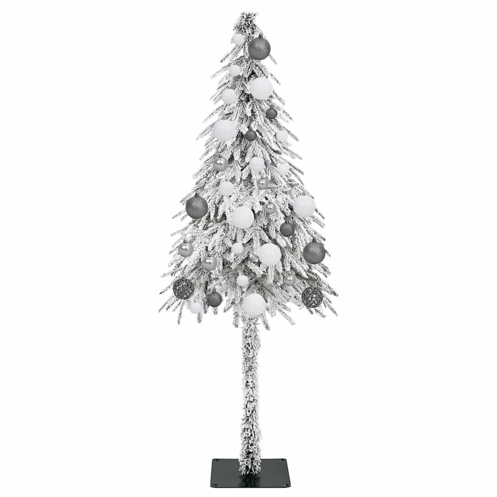 Christmas Tree with LED Strip Lights White 120 cm PE