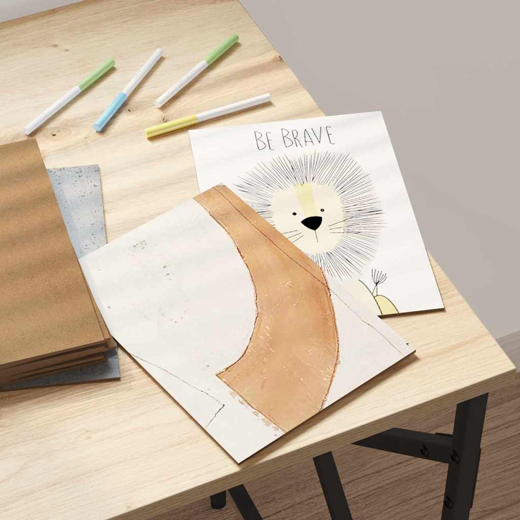 12 pcs Concrete grey Engineered wood