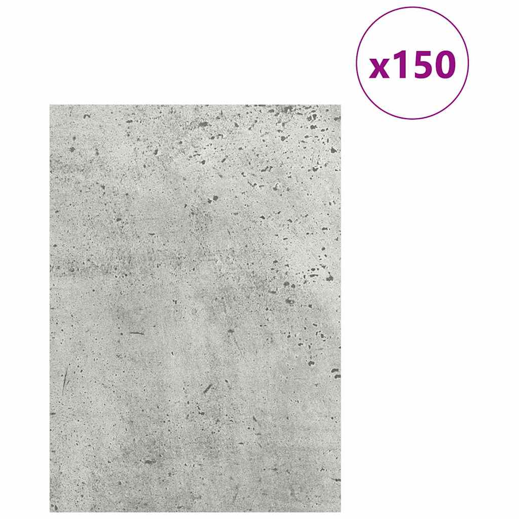 150 pcs Concrete grey Engineered wood