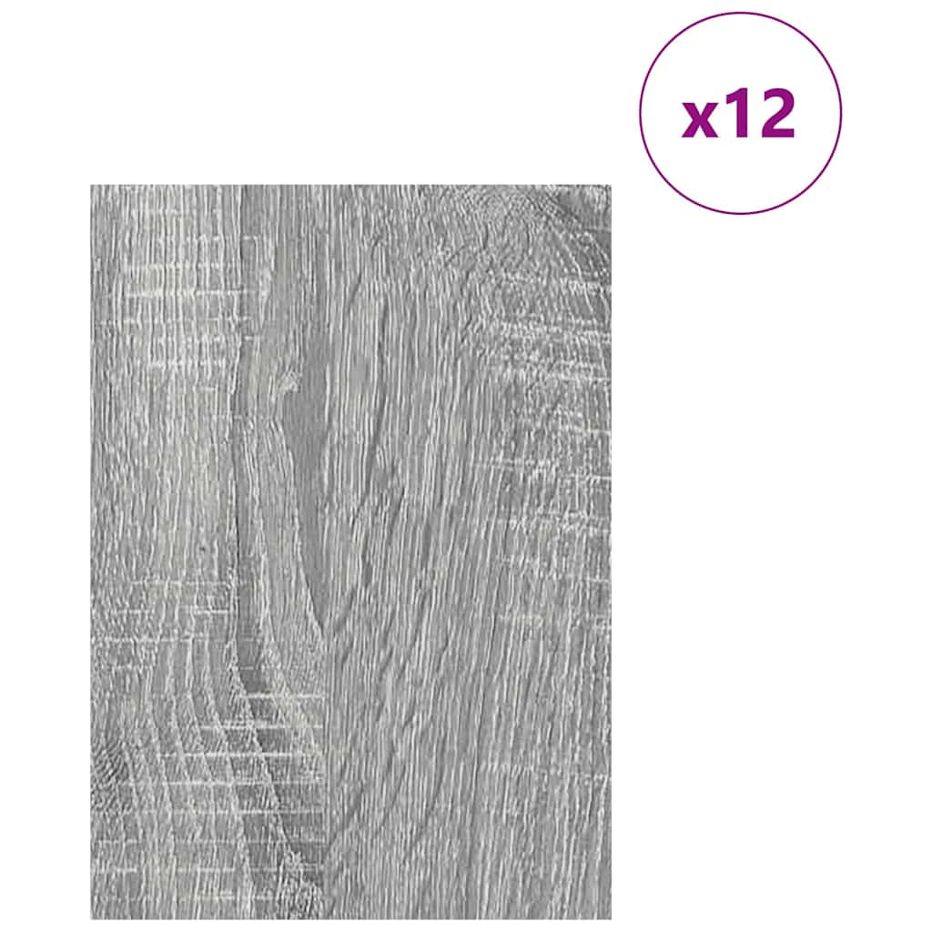 12 pcs Grey sonoma Engineered wood