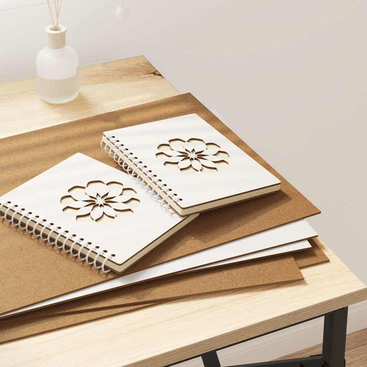12 pcs White Engineered wood