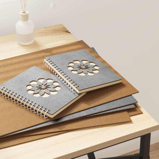 12 pcs Concrete grey Engineered wood