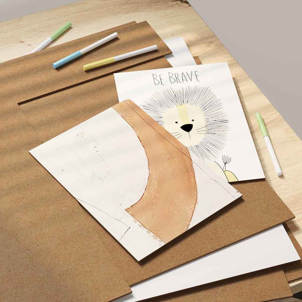 12 pcs White Engineered wood