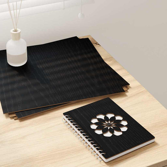 12 pcs Black oak 30 x 30 x 0.3 cm Engineered wood