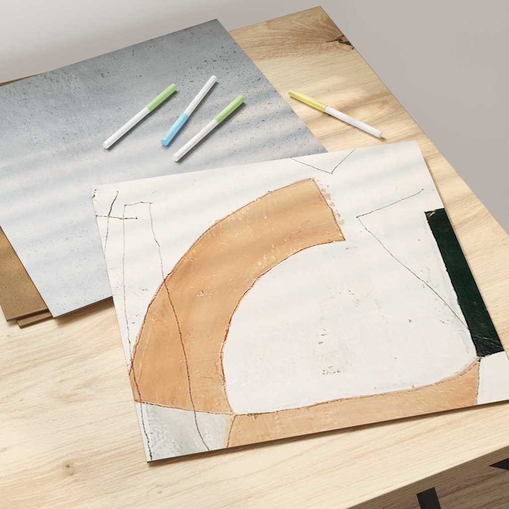 12 pcs Concrete grey 30 x 30 x 0.3 cm Engineered wood