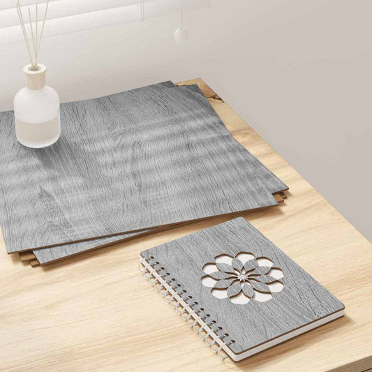 50 pcs Grey sonoma 30 x 30 x 0.3 cm Engineered wood