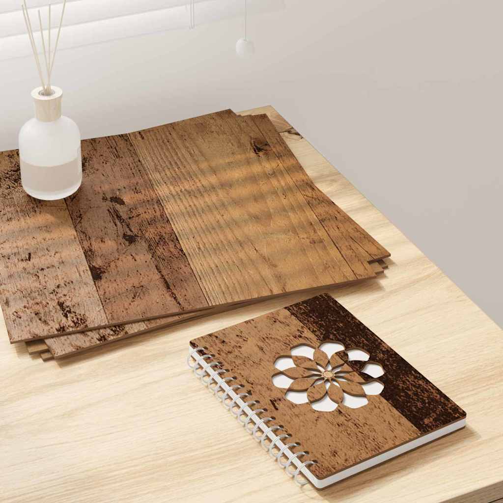 50 pcs Old wood 30 x 30 x 0.3 cm Engineered wood