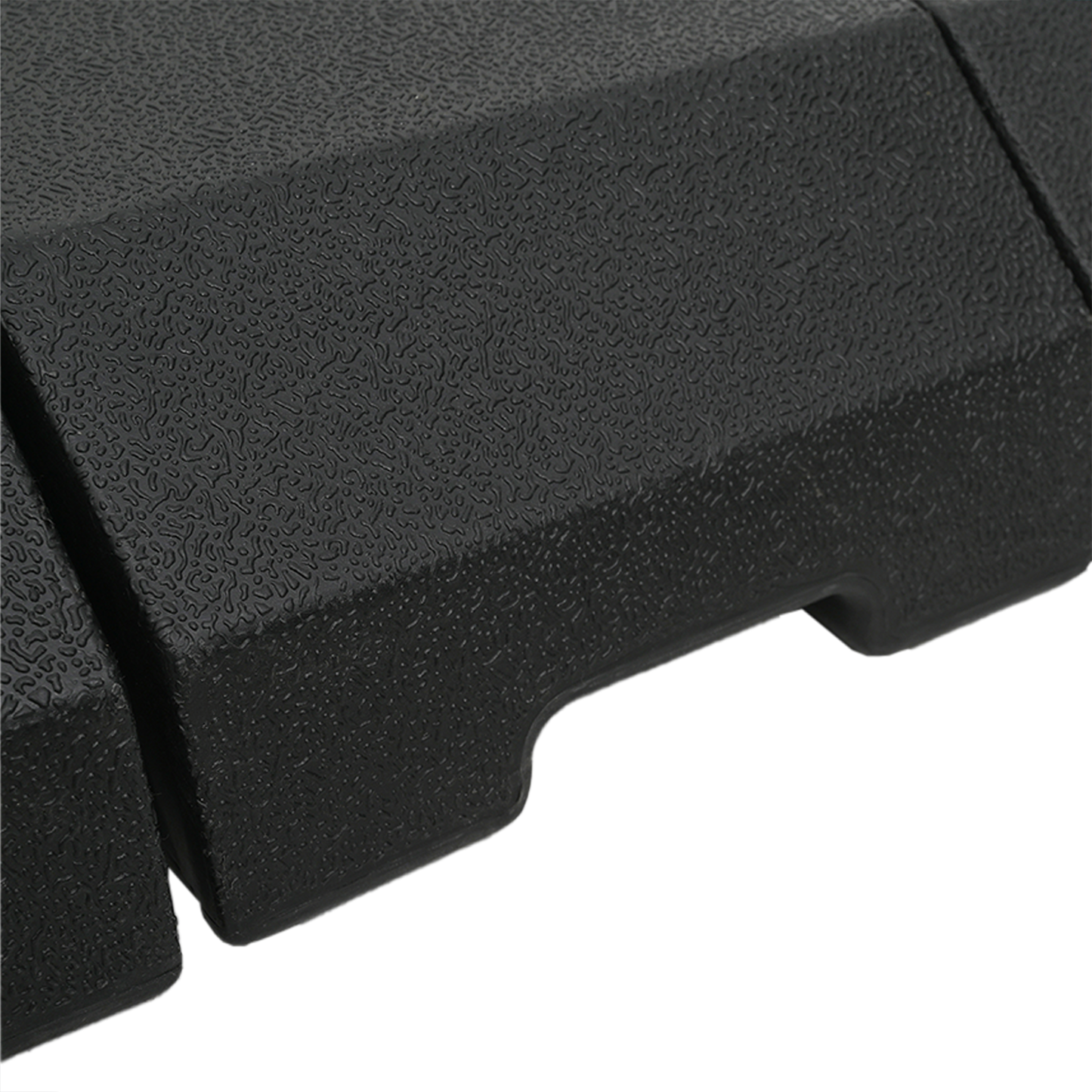 Cantilever Parasol Base Set 4 pcs Black 98 x 98 x 13 cm Plastic